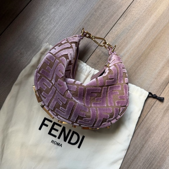 Fendi Lavender and Gold Women's Belt Bag - Picture 4 of 8